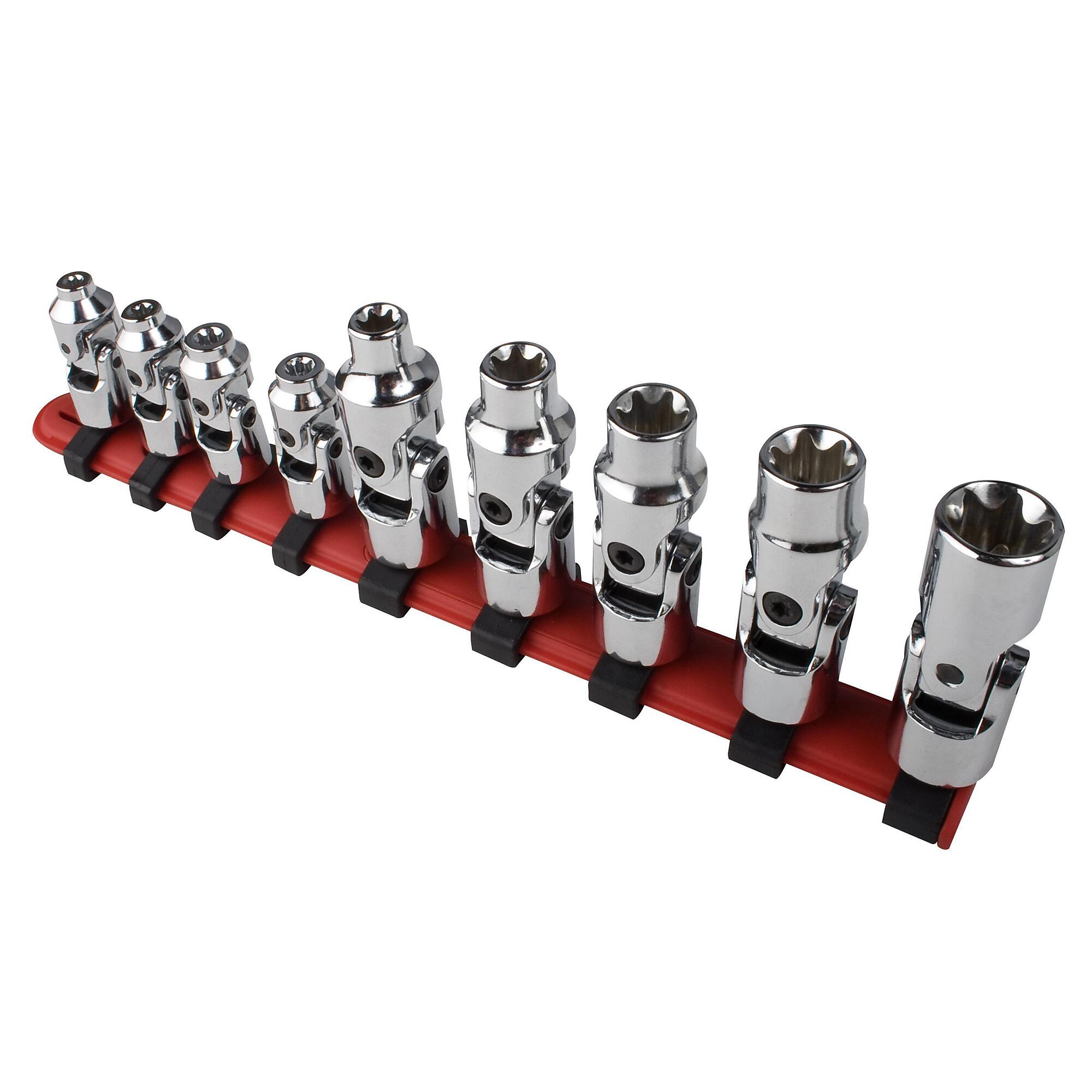 Sunex Tools 9-Piece Universal External Star Socket Set — 1/4in. Drive, Model# 9912